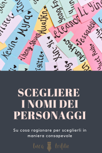 Scegliere i nomi dei personaggi